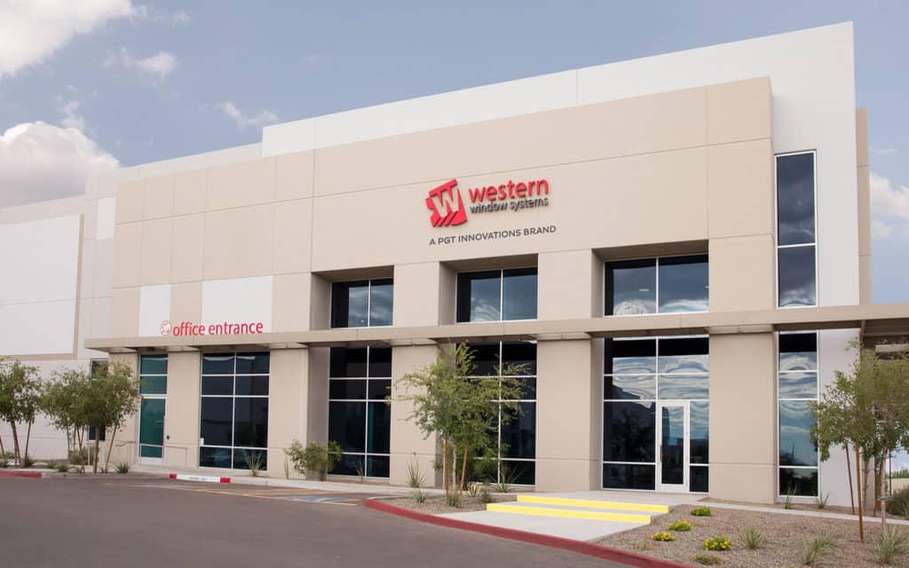 An image of the Western Window Systems Building.
